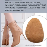 Woman Black Brown Latin Jazz Dance Shoes Open Toe High Heel Stiletto Bootie Girls Slim Heel 8.5cm/10cm Lace Up Dance Boots 2