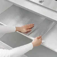 Waterproof Brushed PVC Gold Silver Wall Sticker Wardrobe Cabinet Self Adhesive Furniture Wallpaper Old Fridge Refurbishment Film 5