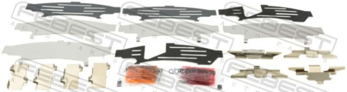 Фото Комплект Монтажный Для Дисковых Колодок Mazda 6 Gh 2007-2012 0503-Ghf Febest арт. 0503-GHF №1