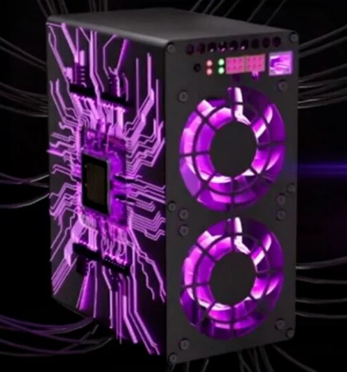 

Быстрая доставка. Золотой корпус в комплекте-Alephium 360G/180W Miner PSU