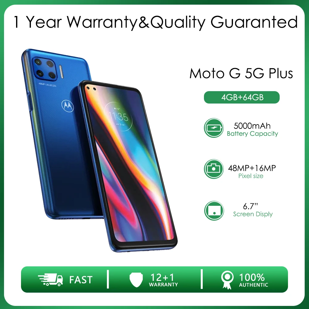 Portugees Paar terugbetaling Motorola Moto G 5g Plus Xt2075 Refurbished Original Unlocked Phone 4gb Ram  64gb Rom 6.7 Inches 48mp 4g Lte 5000mah Cellphone - Mobile Phones -  AliExpress