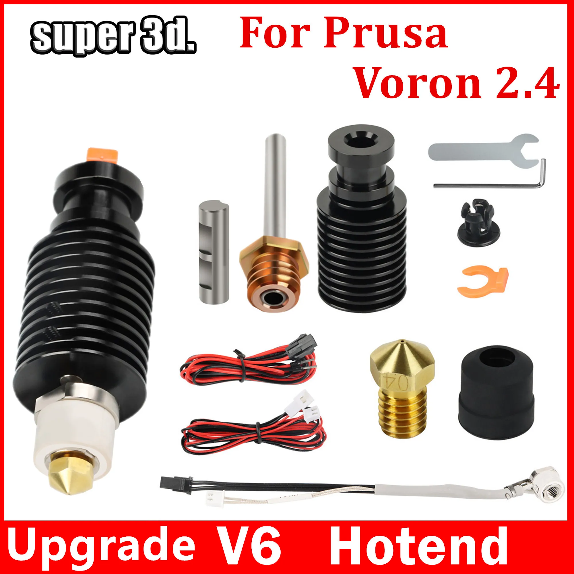 

V6 Hotend For Voron 2.4 Prusa Ceramic Heating Core For V6 Hotend Ender 3 CR10 Direct Drive Bowden DDB Extruder J-head Parts