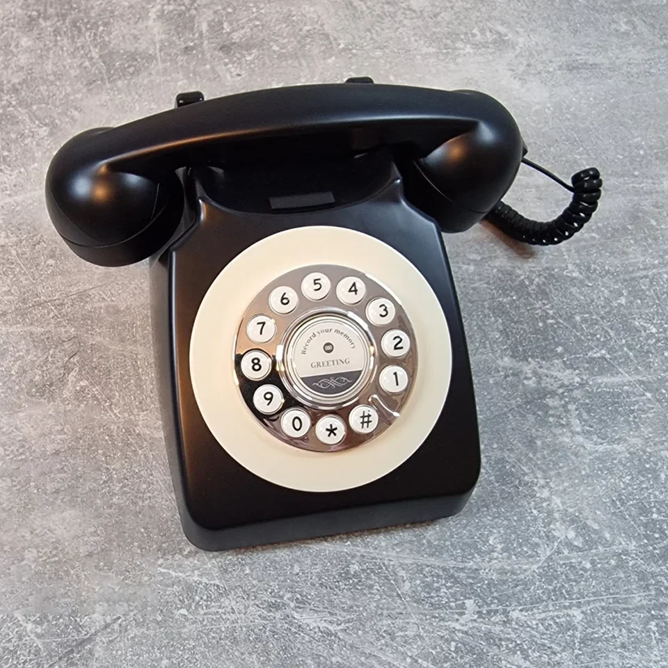 Witte telefoon gastenboek audio: 3e generatie recorder voor bruiloften en evenementen - België