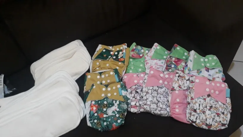 Kit de Fraldas Ecologicas Com 4 Peças Happy Flute photo review