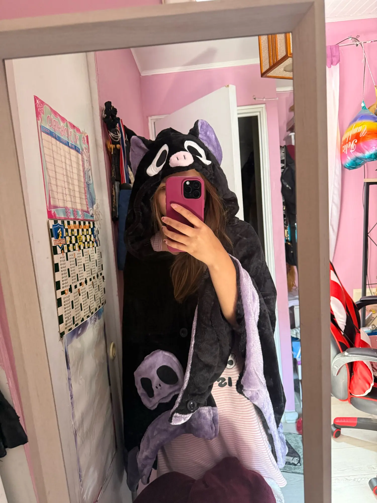 Kawaii Winged Eared Plush Cape photo review