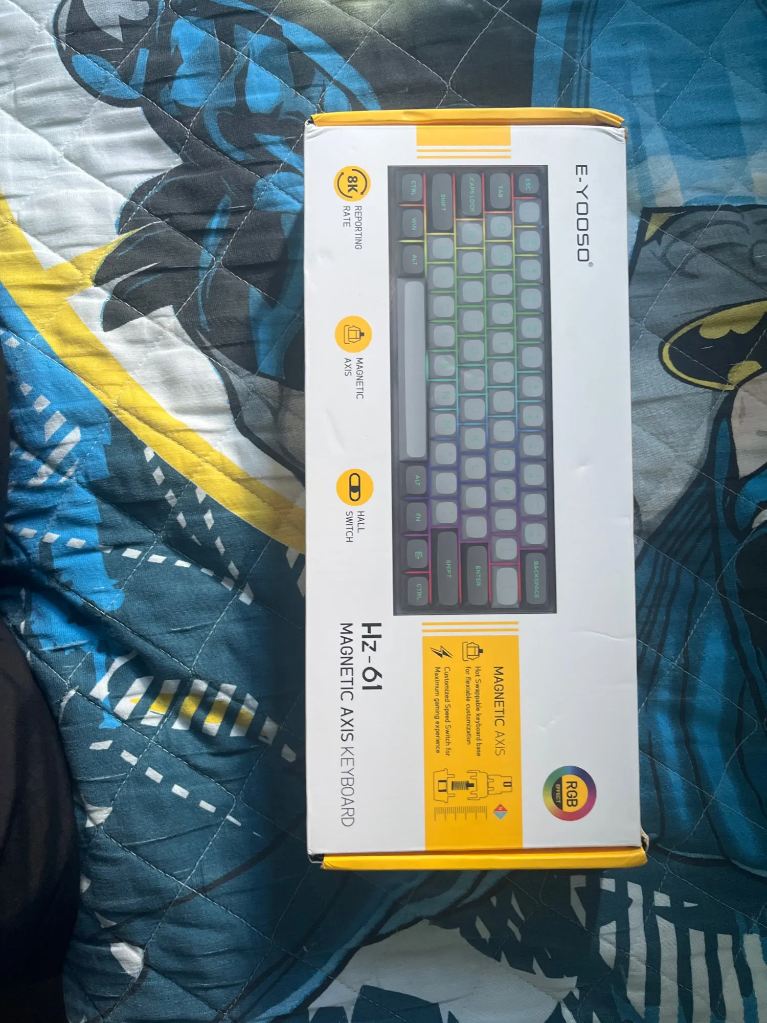 Hz-61 E-YOOSO RGB USB Mini 8K RT Mecânico Gaming Teclado