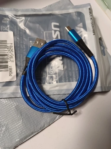 USLION 3A Micro USB Cable Fast Charging for Samsung Xiaomi Huawei Realme OPPO Android Mobile Phone USB Data Wire Cord 0.5/1/2/3M photo review