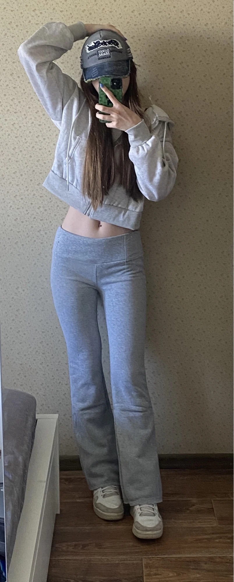 Y2 K Oversized Zip Hoodie Women Crop Top Autumn Winter Cozy photo review