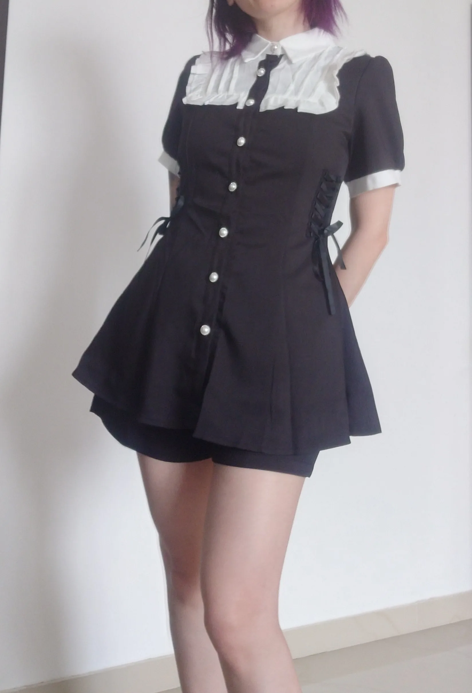 Dark Mini Dress - Girly Kei Aesthetic photo review