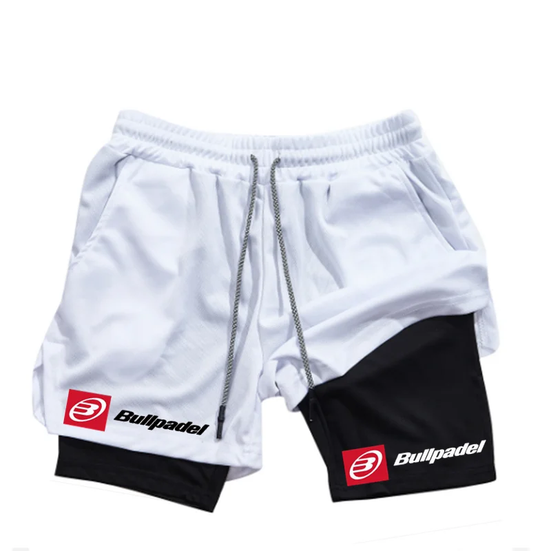 2025 New Men's Padel Sport Shorts Summer Male Breathable Tennis Shorts Quick-Drying Badminton Trousers Outdoor Running Sportwear 2