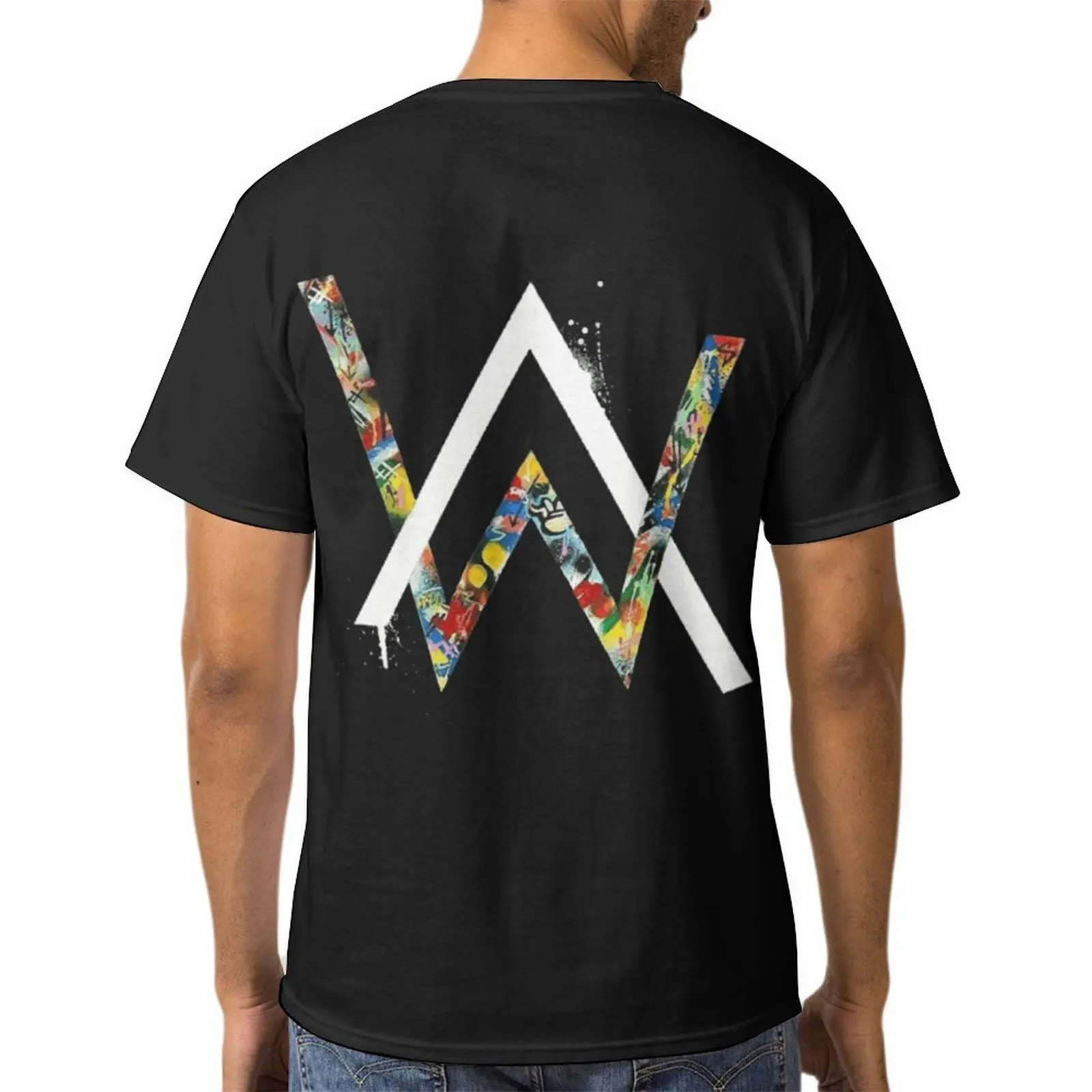 

3D Printed Alan Walker logo T Shirt,Punk Sweatshirt Short Summer Tops,Hip Hop Clothes Vintage Tops Streetwear