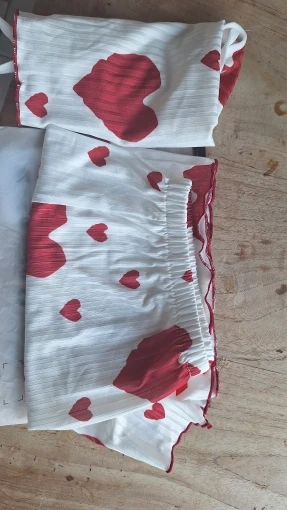 Women's Thin Summer Sling Pajama Set with Shorts photo review