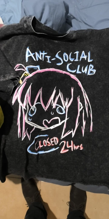 Anti-Social Club T-Shirt - Bocchi Collection photo review