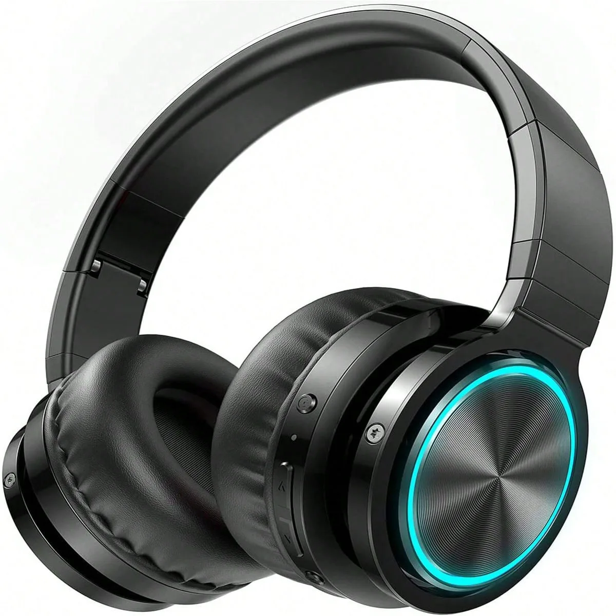 Luces LED De Colores Para La Cabeza Bluetooth Inalámbrico 5.0 Auriculares Cómodos Juegos De Audio Plegables Duran 8 horas