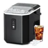 SIMZLIFE Ice Maker Countertop , 26.5 lbs/24H, 9 Cubes in 6 Mins,Self-Cleaning, Portable Ice Maker with Handle for Home,Black 1