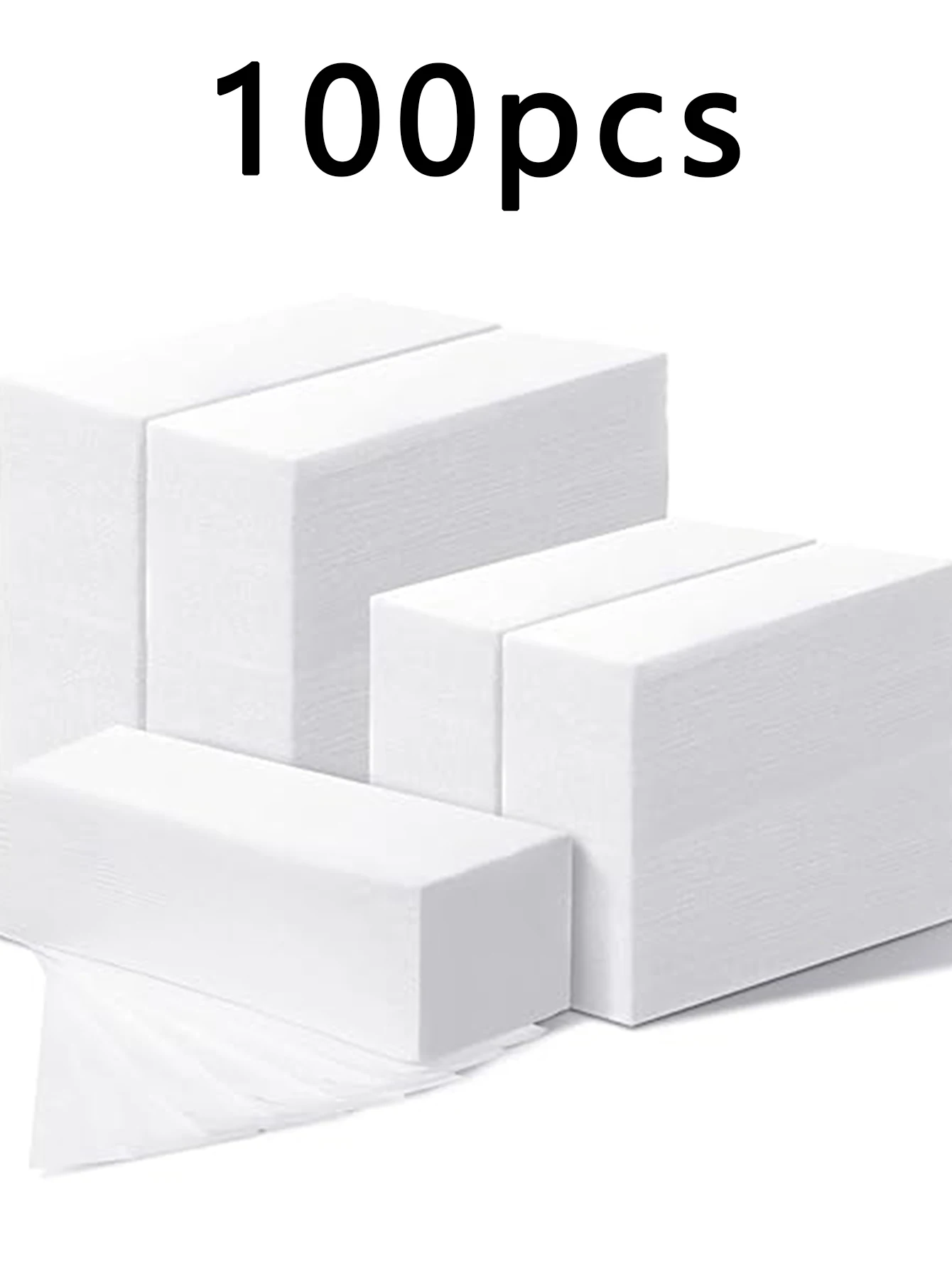 100Pieces of Hair Removal Wax Paper Non-woven Fabric Whole Body Legs and Arms Hair Removal No Residue Home WaxHair Tools