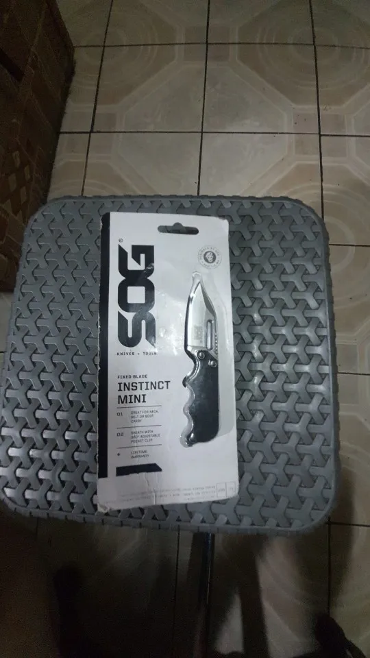 Sog fixed blade tactical knife photo review