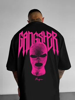 The 2025 summer new 3D printed men's T-shirt with short sleeves is casual and comfortable featuring a fashionable street style