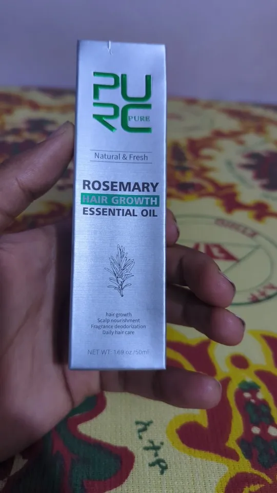 PURC Rosmarin-Haaröl – Anti-Haarausfall & Haarwachstums-Booster für Männer und Frauen photo review