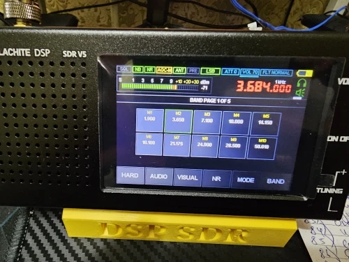 Malachite DSP SDR 1.10d Radio Receiver V5 With Optional Board