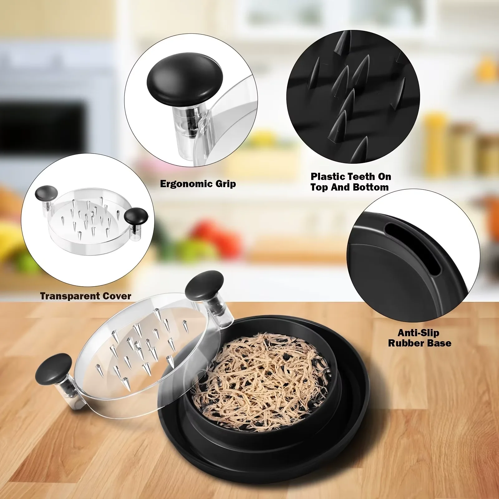 Manual Chicken Meat Shredder 4