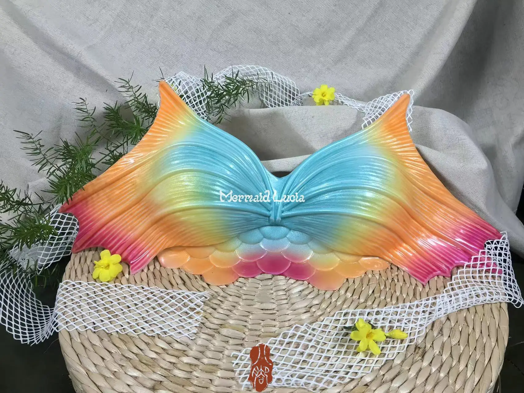 Mermaid Silicone Shell Bra Style 5 Little Mermaid Top - Mermaid Lucia