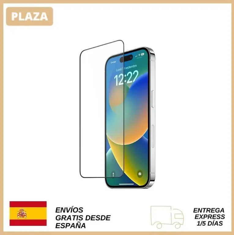 Pack De 2 Cristales Templado 3D De Pantalla Antiestatico Para Apple Iphone 14 Envio Gratis