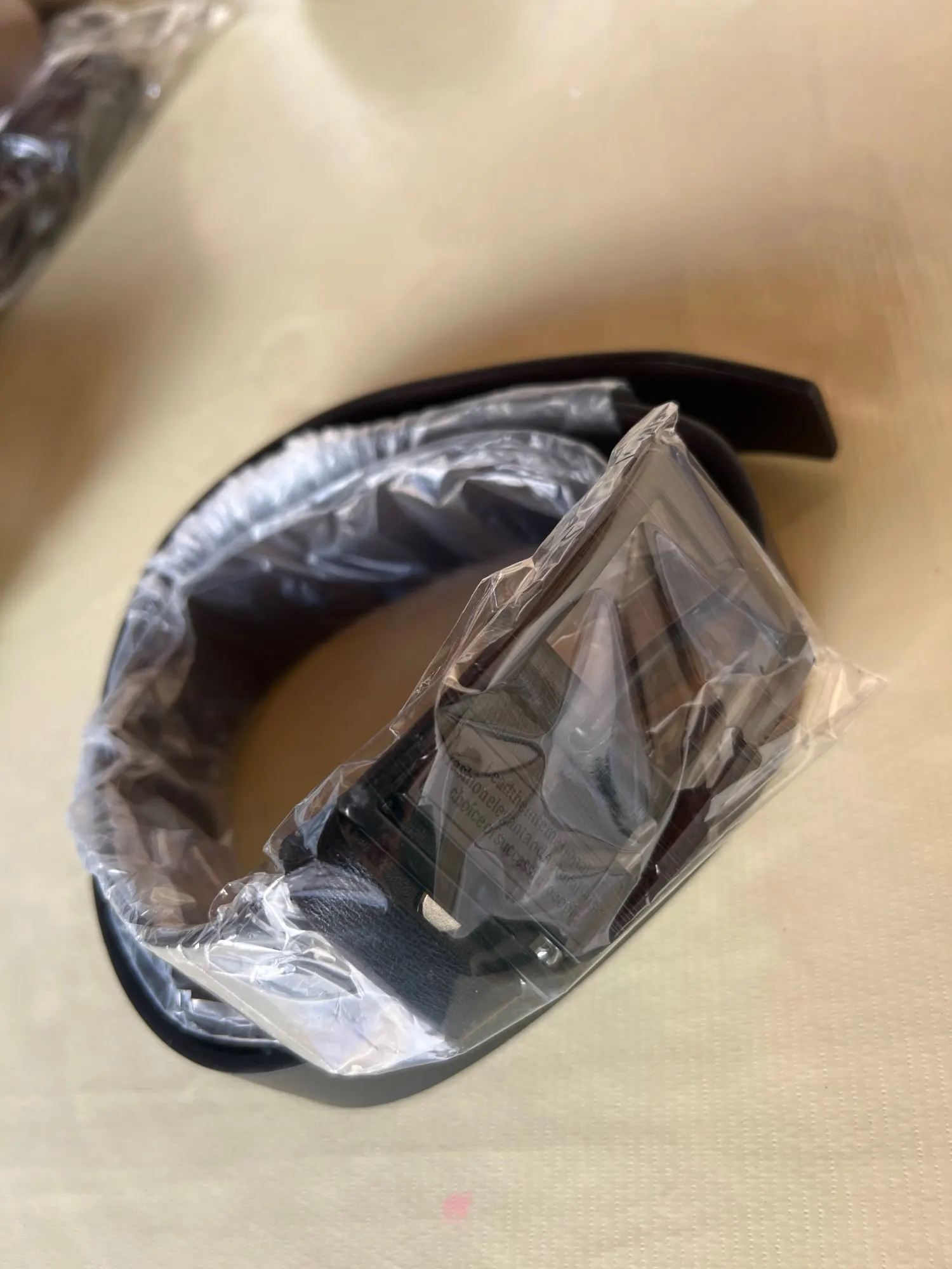 MIDNIGHT SOVEREIGN™ – Black Buckle Genuine Leather Belt photo review