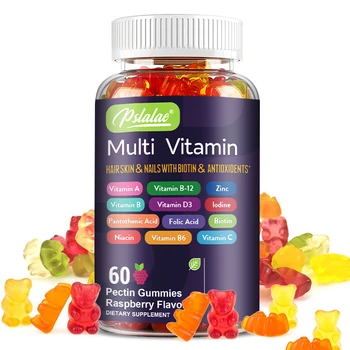 Multivitamin Gummies - with Vitamins and Minerals - Enhances Energy Levels, Immune Support, Antioxidant - 60 Gummies 1