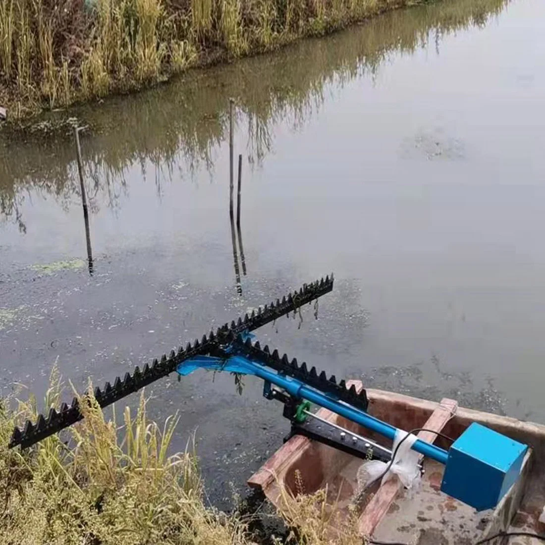 48VoltElectricUnderwaterLawnMowerAquacultureShrimpPondCrab