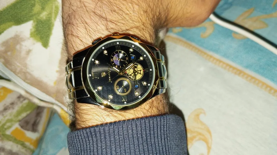 POEDAGAR Luxury Men's Quartz Watch photo review