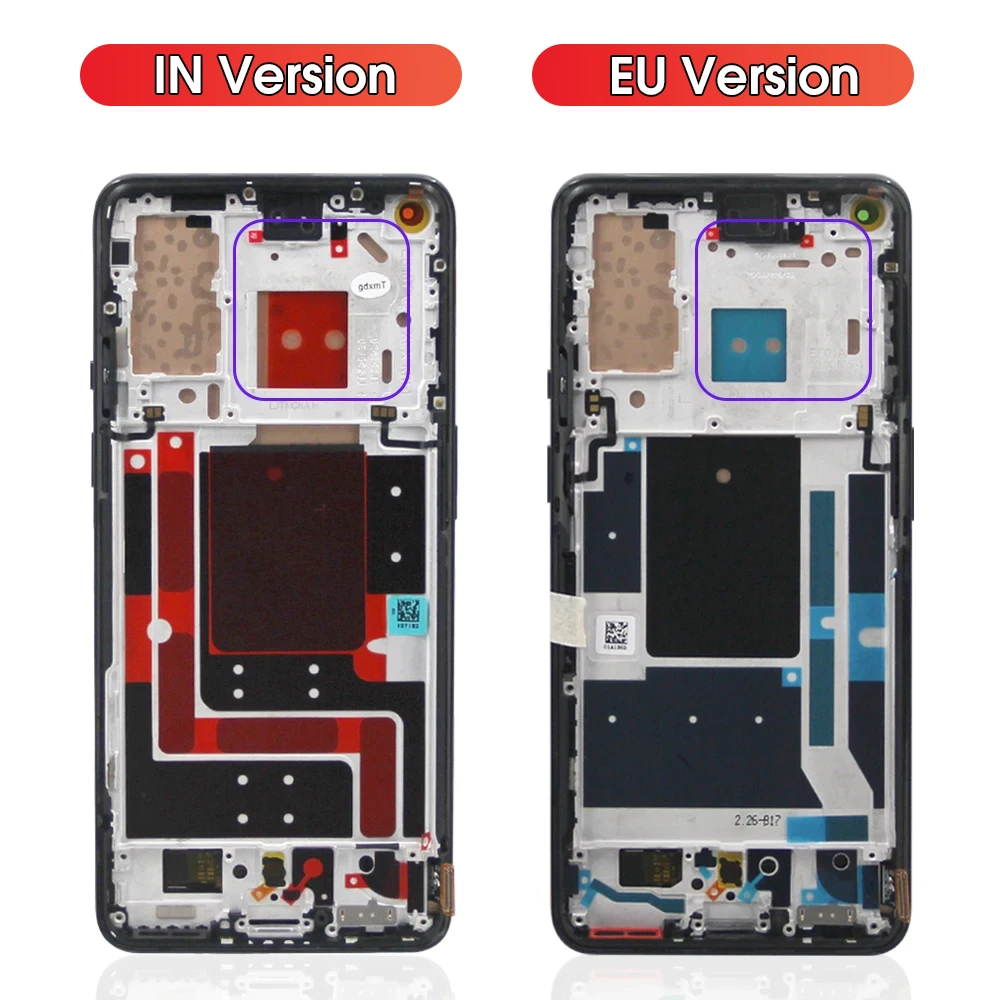 OnePlus 9 LE2113 ü AMOLED ÷ ȭ, LCD ÷  ġ ũ, OnePlus 9 Pro ȭ  