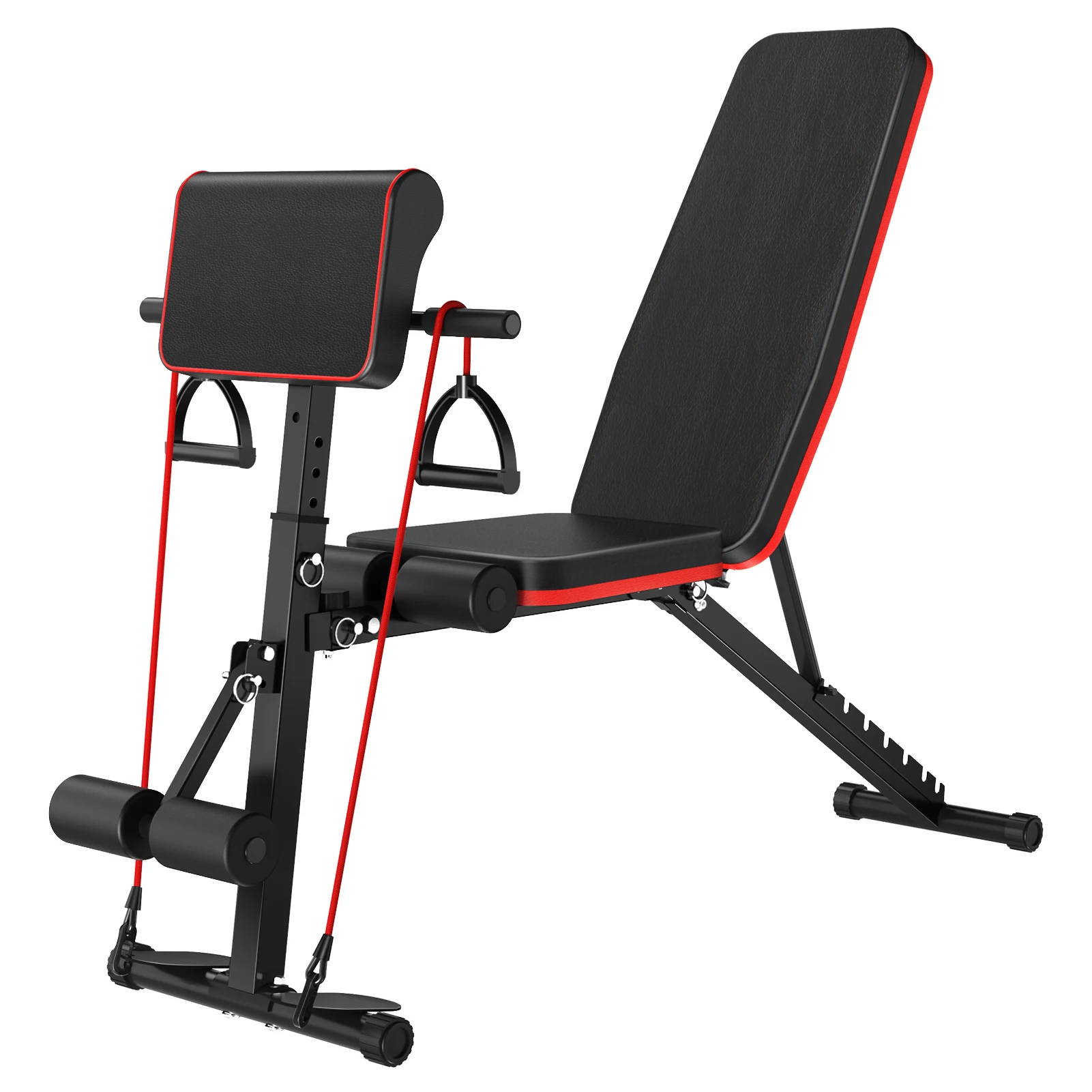 Adjustable Weight Bench, Multi Gears Adjustment Workout Bench for Home ...