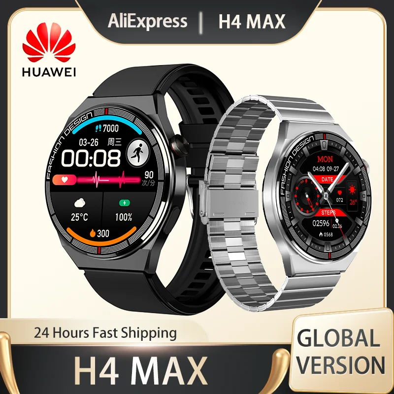 Huawei Smartwatch H4 Max Original IP68 À Prova D' Água Bluetooth