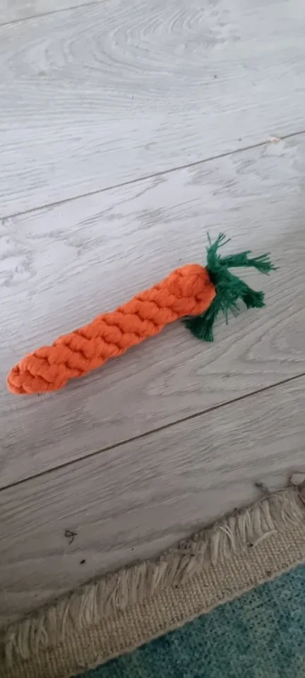 Carrot Rope Pet Toy photo review