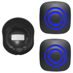 Advanced Wireless Outdoor Motion Sensor Alarm System for Enhanced Home Security (1 Sensor 2 Bell)
