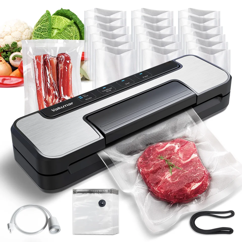 Vakumar VH1506 Vacuum Food Sealer Packaging Machine For Home Kitchen Food  Saver Bags Commercial Vacuum Food Sealing