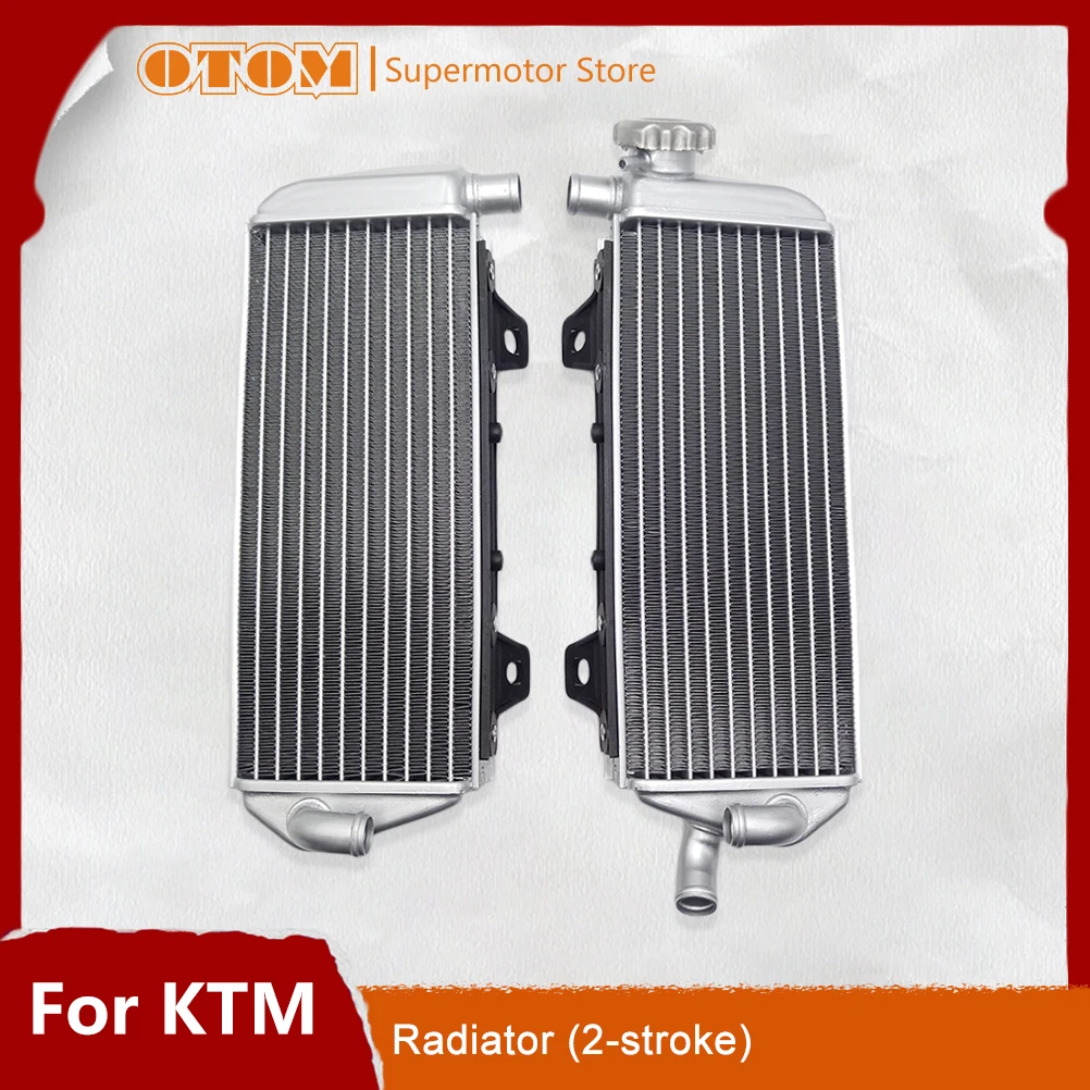 

OTOM Motorcycle New Engine Radiator Cooling Left Right Aluminum Cooler For KTM SX XC EXC XCW HUSQVARNA TE TX GASGAS MC 2-stroke