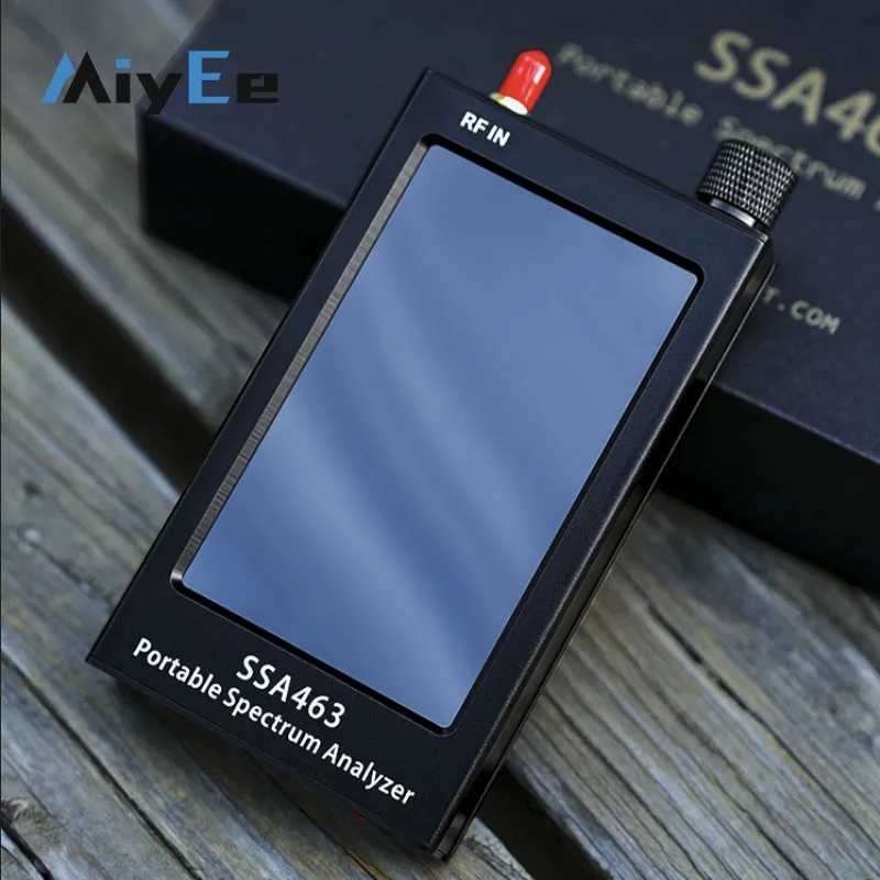 SSA463 휴대용 35MHz-6.3GHz 고정밀 스펙트럼 분석기 2MHz/250kHz/15kHz 전환 가능한 RBW 4.3인치 화면