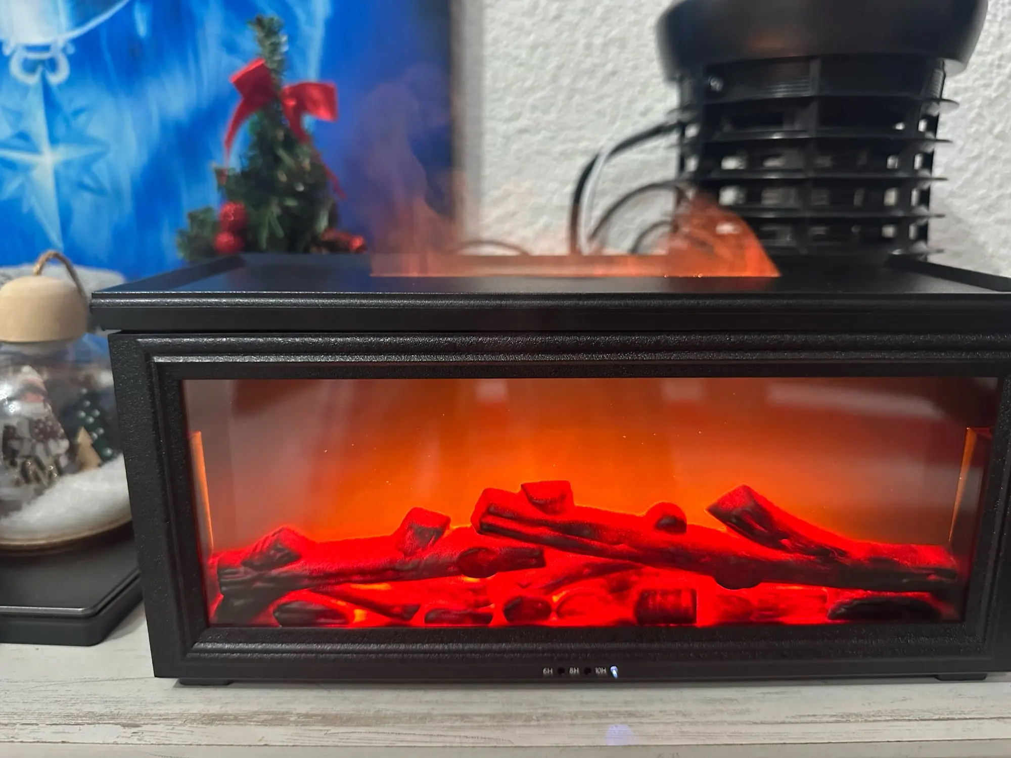 Fireplace Effect Essential Oil Diffuser with Remote Control