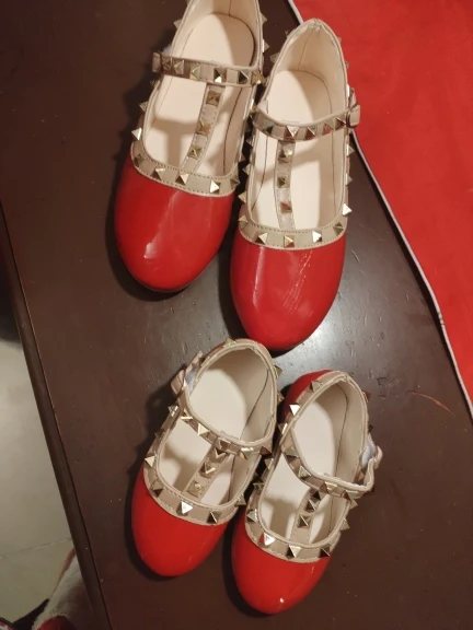 Girls T-Tied Flat Shoes photo review