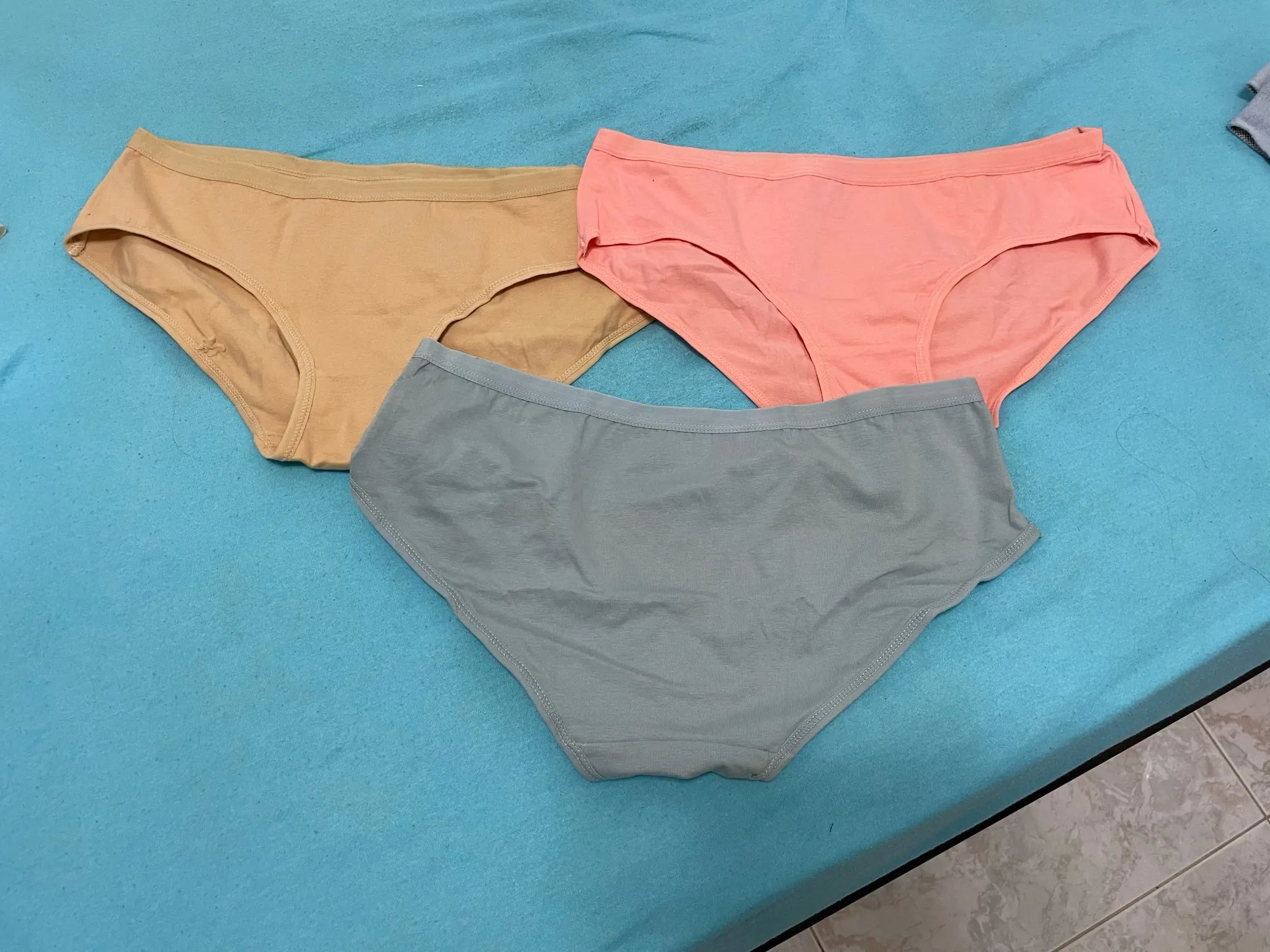 3 Pcs/ Cotton Low Rise Hipster Panties