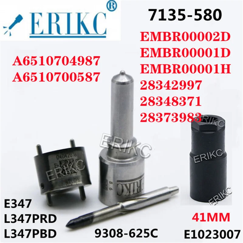 

ERIKC 7135-580 сопло H347 L347PBD клапан 9308-625C Ремонтный комплект для Epson 28342997 2d, Epson 28348371, 1H, 28373983,