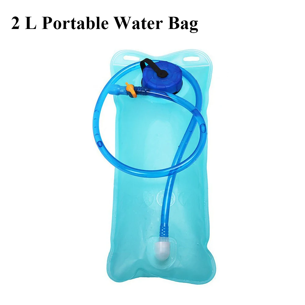 

2L Cycling Water Bag Bicycle Waterbottle Camping Portable Water Storage Bladder Outdoor Travel Mountaineering Foldable Sports