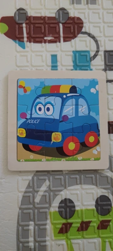 Clearance_60PCS Wooden Jigsaw Color 3D Puzzle Cartoon Characters Animal Early Educational Learning Logical Thinking Focus Puzzle photo review