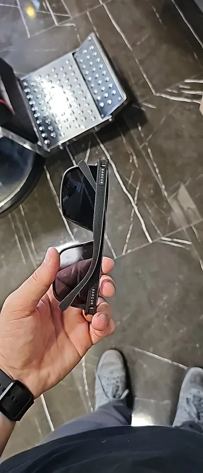 BARCUR Design TR90 Sunglasses Men Polarized Light Weight Sports Sun Glasses Women Eyewear Accessory Oculos UVAB Protection photo review