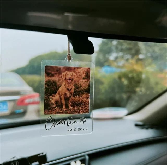 Personalized Pet Photo Car Ornament