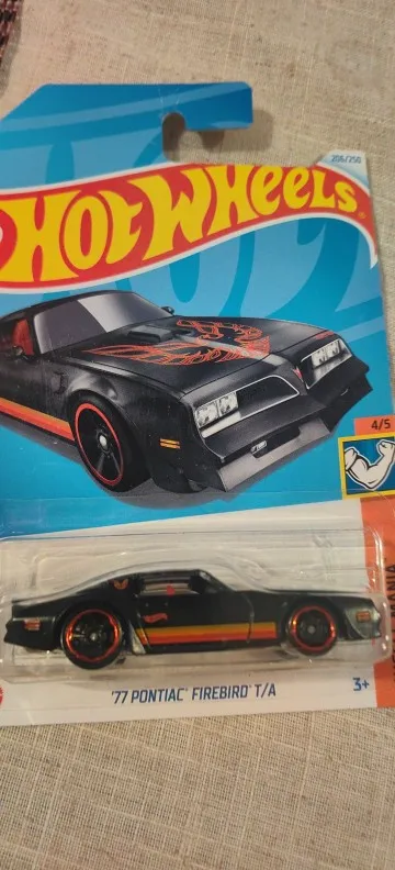 Original Hot Wheels Car 77 Pontiac Firebird T/A Toys for Boy Scale