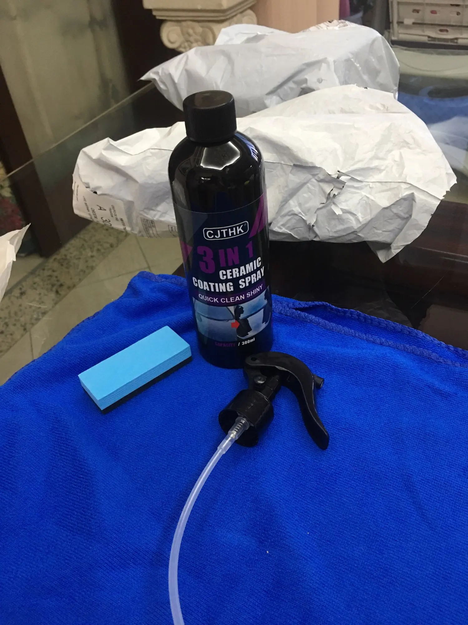 Revestimento Líquido Nano Cerâmico Para Carro 3 em 1 - Cristalização, Proteção e Brilho da Pintura photo review