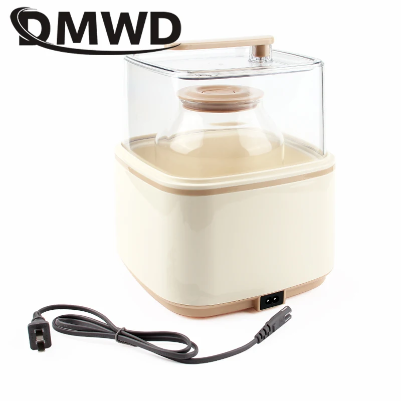 Multifunctional Automatic Electric Yogurt Maker Fruit Enzyme 2L Glass Liner Pickles Fermenting Machine Leben Natto Fermenter Pot